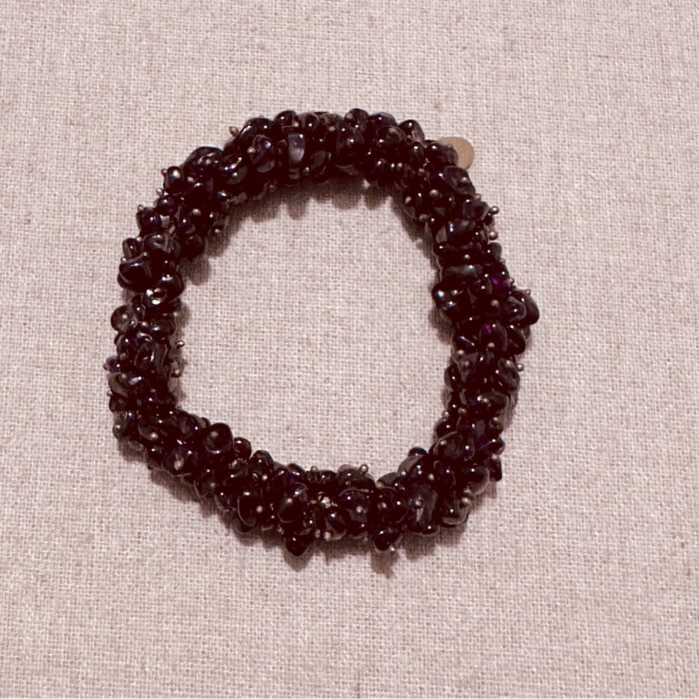 Vintage | Bracelet | Carolee Garnet Stretch Bracelet